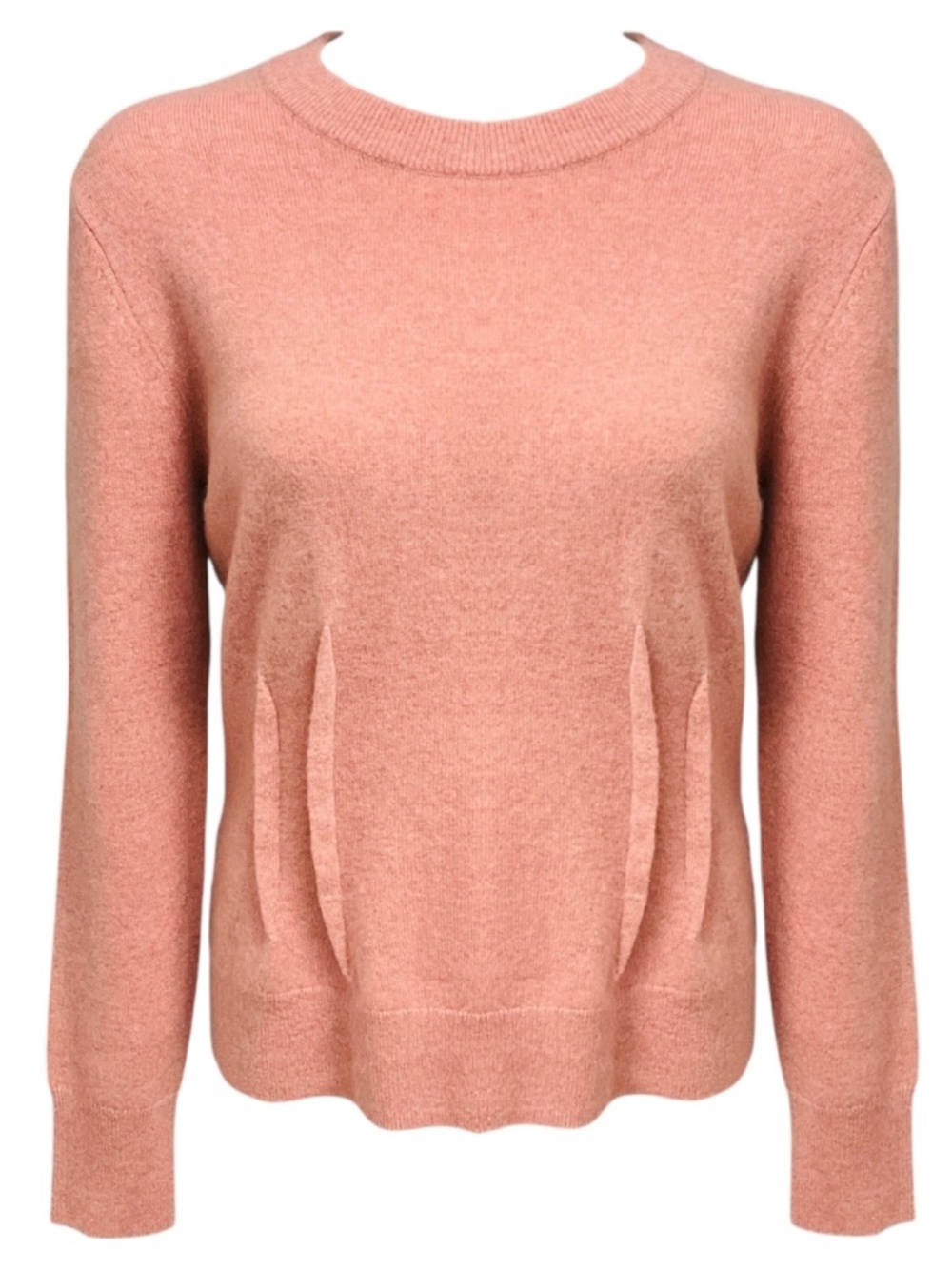 Altuzarra Blush Pink Long Sleeved Cashmere Knit Pullover Sweater
